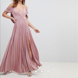 ASOS maxi dress in mauve